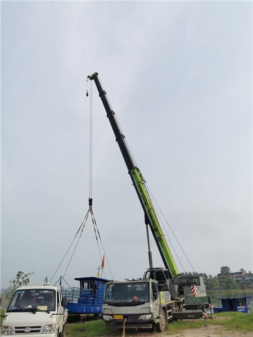 大渡口区桥梁建设吊装案例